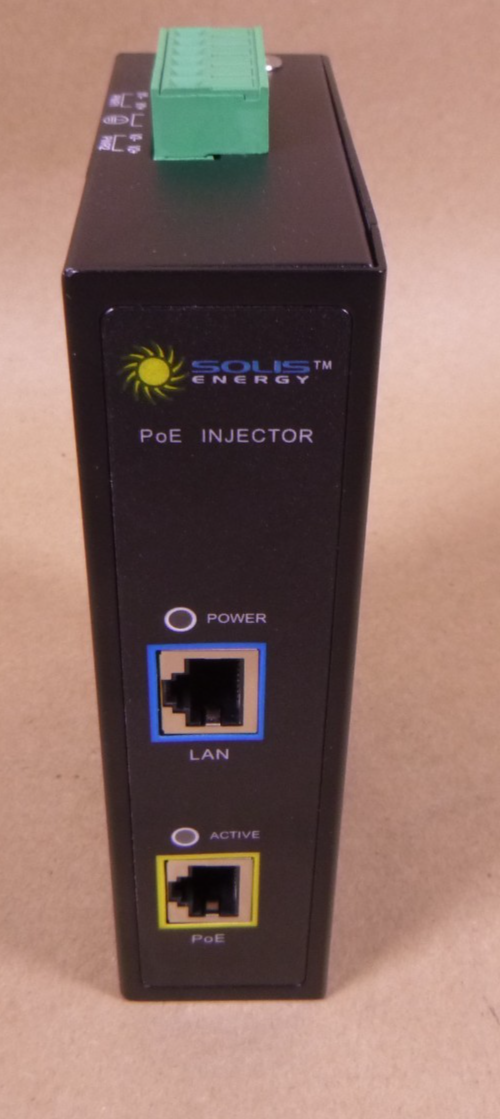 Solis Energy HPI-1112 12-48VDC 1-port PoE Injector | Electrical MRO Replacement Parts &amp; Components and Commercial Electrical Supplies Company