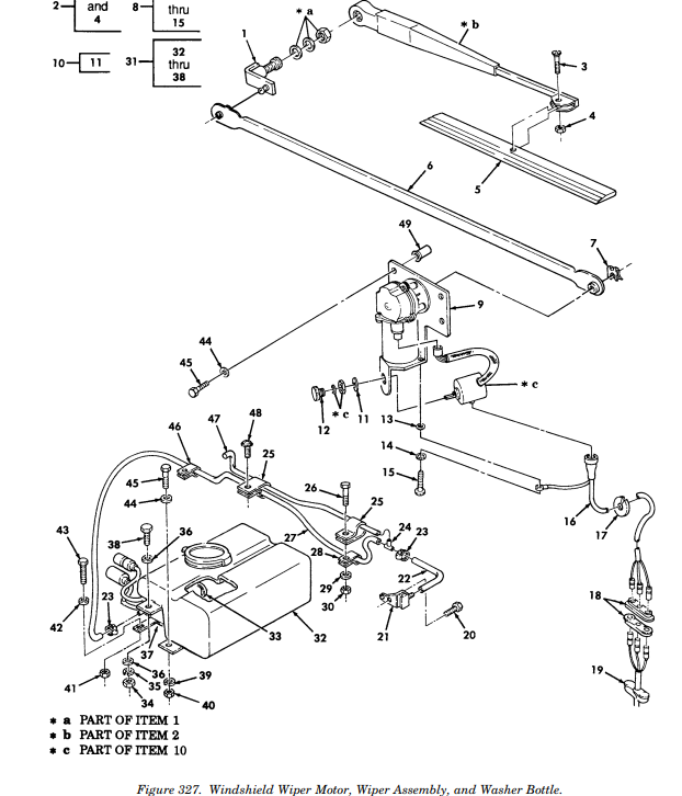 M998 HMMWV HUMVEE 12338846 Window Washer Nozzle 5581144 D12604 2540-01-184-5503 | Genuine HMMWV Replacement Parts and Military Surplus Humvee Parts & Accessories