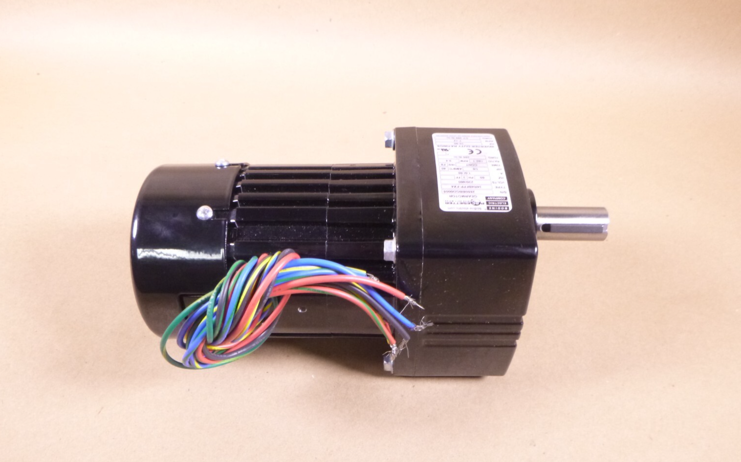 34R4BFPP-FX3 Bodine 1/6 HP 230/460VAC Parallel Shaft 3Ph Gear Motor 180:1 9.4Rpm | Industrial Electric Motors, Pumps &amp; Parts