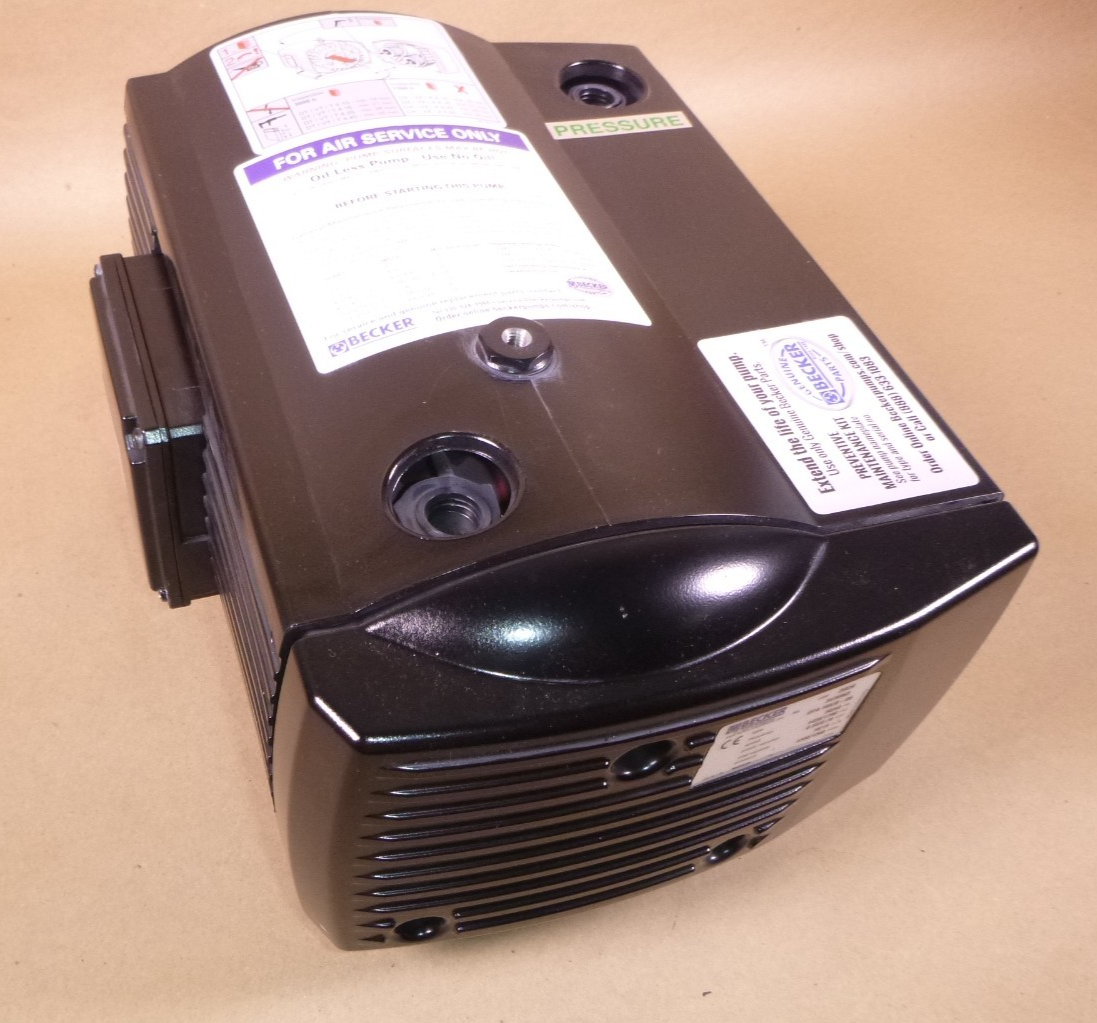 Becker DT4.16/0-06, 3-ph 0.70Kw, Carbon Vane Compressor, 1.2bar and 19m/h | Industrial MRO Replacement Parts, Manufacturing Machine Parts &amp; Components, Heavy Equipment Parts Supplier