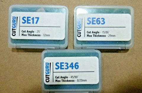 CUTGURU SINGLE EDGE BLADES SE63, SE17 & SE346 FOR Kongsberg XE, C, XL, XN, XP