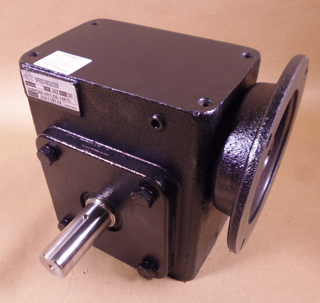 Worldwide Size 262 Worm Gear Reducer, 20:1, Flange Input, Double End Output | Industrial Electric Motors, Pumps &amp; Parts