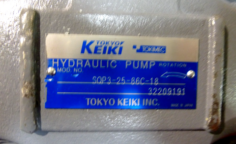 SQP3-25-86C-18 TOKYO KEIKI Low Noise Single Fixed Displacement Vane Pump | Industrial Electric Motors, Pumps & Parts
