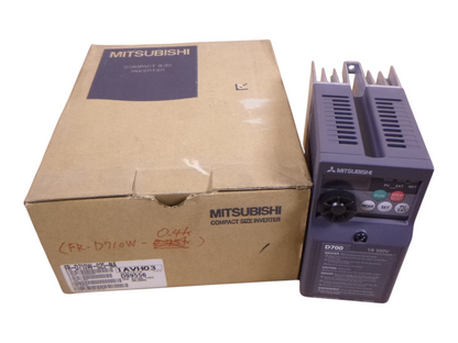 Mitsubishi FR-D710W-025-NA D700 Inverter Drive 1PH 115V Input 3PH 230V 2.5A Out | Electrical MRO Replacement Parts &amp; Components and Commercial Electrical Supplies Company