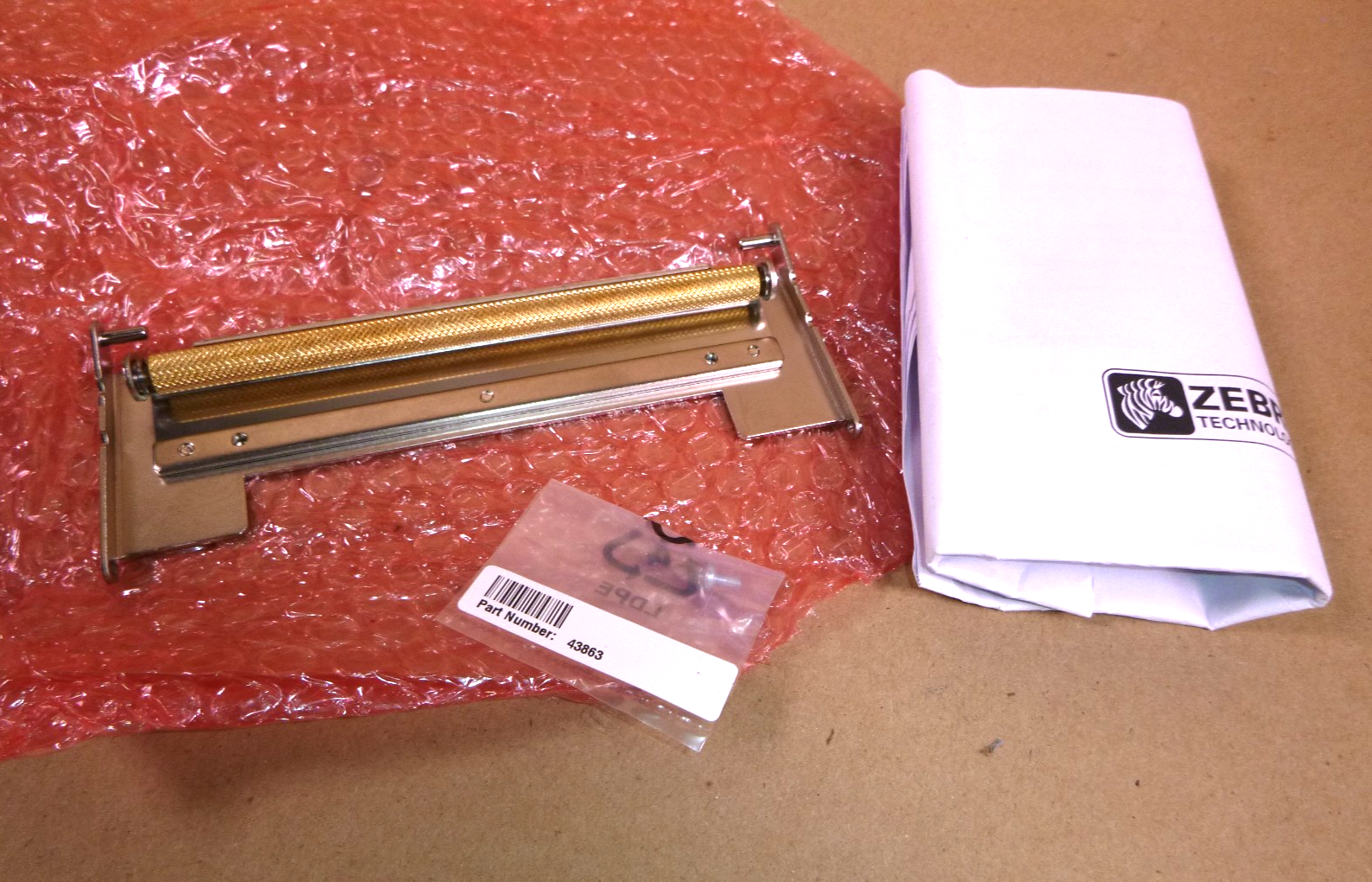 OEM Zebra P1046696-109 Spare Part Kit, Peel Bracket Assembly, ZE500-4 RH and LH