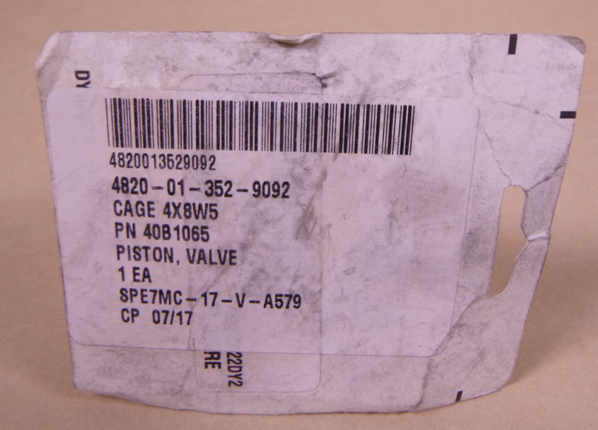 OEM John Deere 40B1065 Accumulator Valve Piston For 2000 Transmission | Industrial Tractor Parts Supplier and Surplus Tractor Parts &amp; Accessories