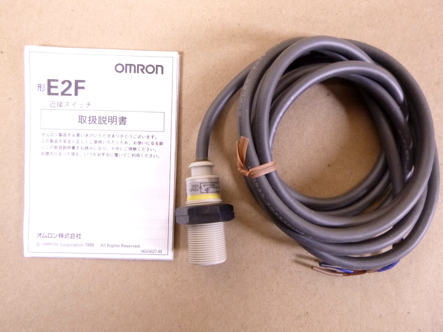 Omron E2F-X5E1 Inductive Shielded Water Resistant Proximity Sensor 12 to 24 Vdc | Electrical MRO Replacement Parts &amp; Components and Commercial Electrical Supplies Company
