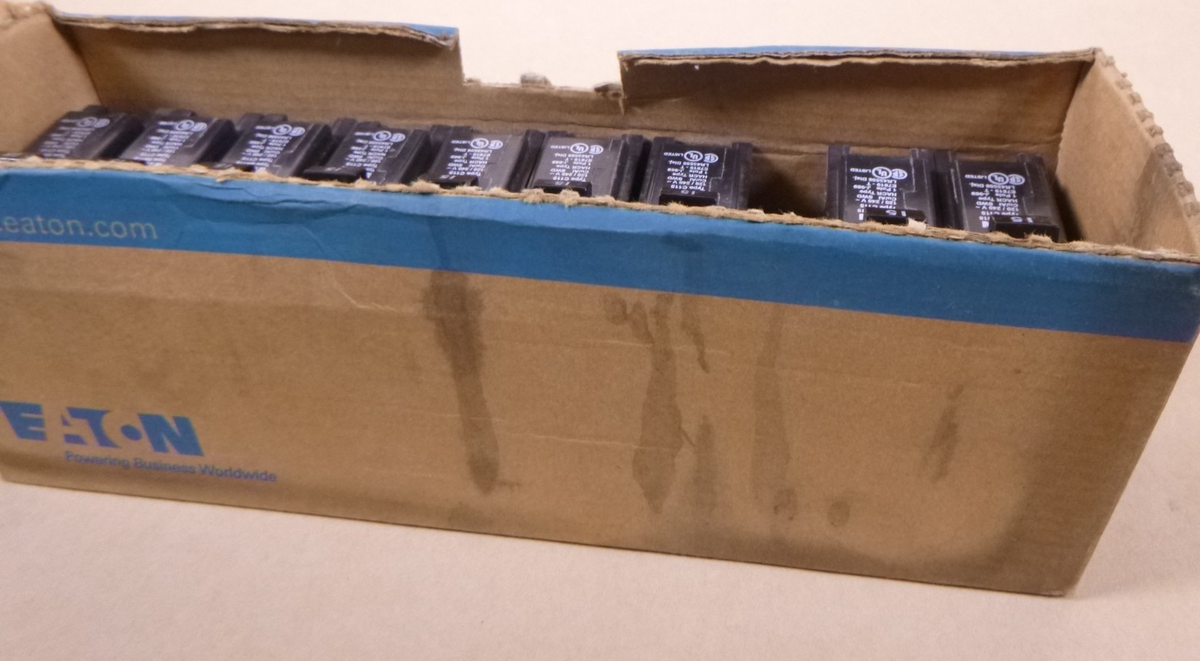 (Lot Of 9) NOS Eaton BR115 Circuit Breaker 15A 1-Pole 120/240V C115 | Electrical MRO Replacement Parts &amp; Components and Commercial Electrical Supplies Company