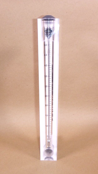75202107C06 King Instruments Panel Mount Acrylic Block Rotameter 5 GPM, NEW | Industrial MRO Tools and Replacement Industrial Equipment Components