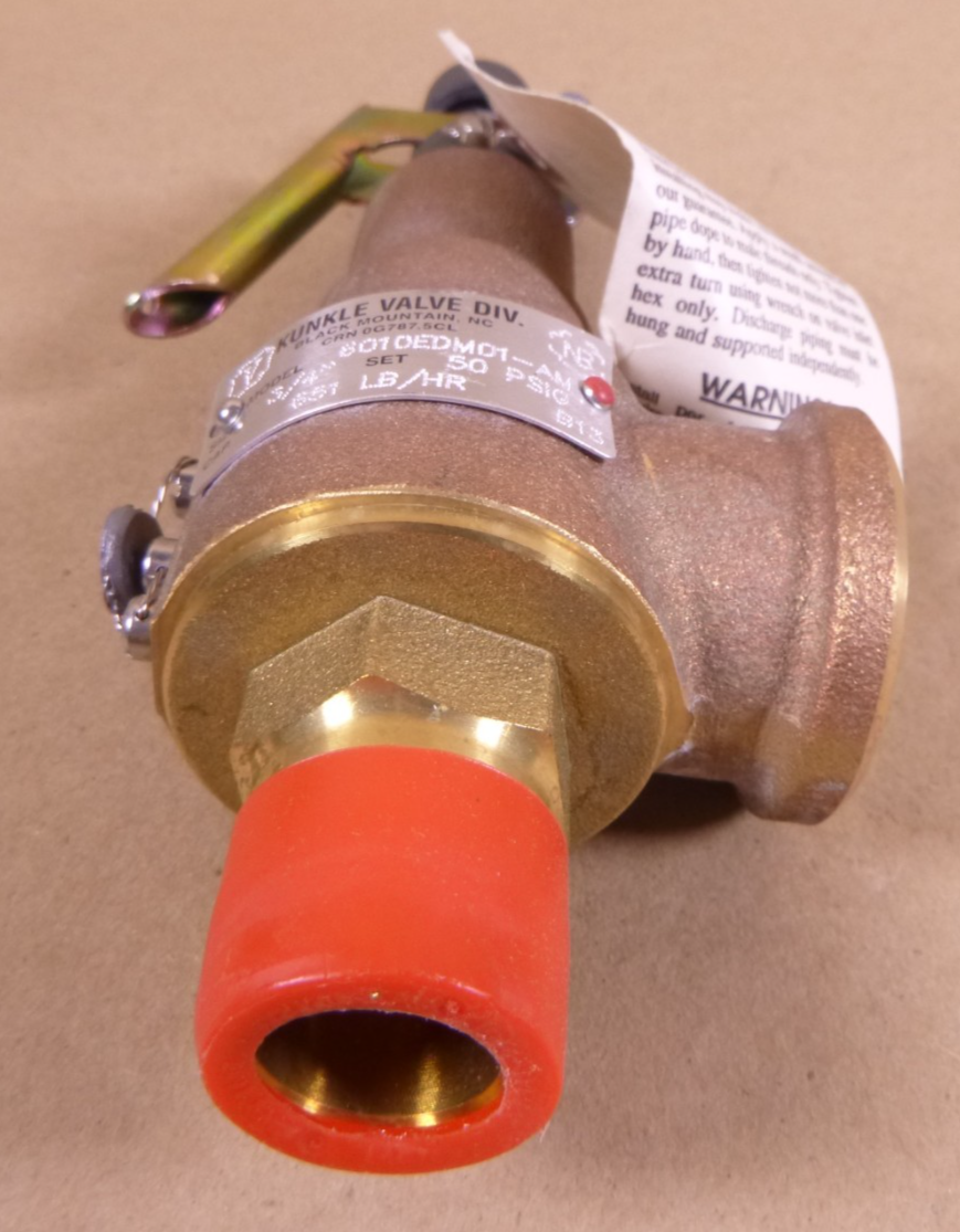 KUNKLE 6010EDM01-AM Bronze Safety Relief Valve 3/4" 50PSI 6010EDM01-AM-0050 | Industrial MRO Replacement Parts, Manufacturing Machine Parts &amp; Components, Heavy Equipment Parts Supplier