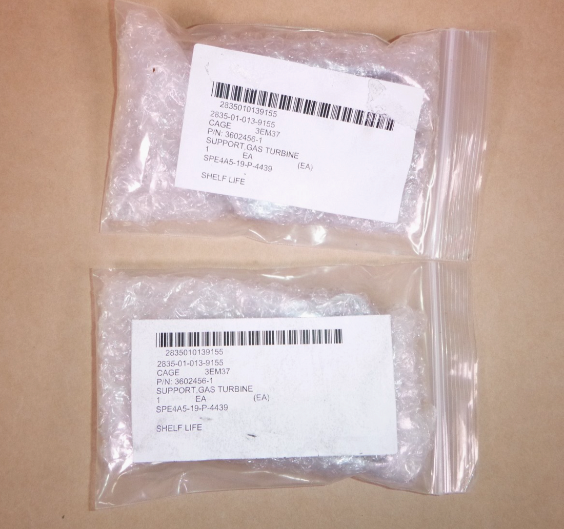USGI Gas Turbine Support 3602456-1, 2835-01-013-9155 (Lot of 2) | Industrial MRO Replacement Parts, Manufacturing Machine Parts &amp; Components, Heavy Equipment Parts Supplier