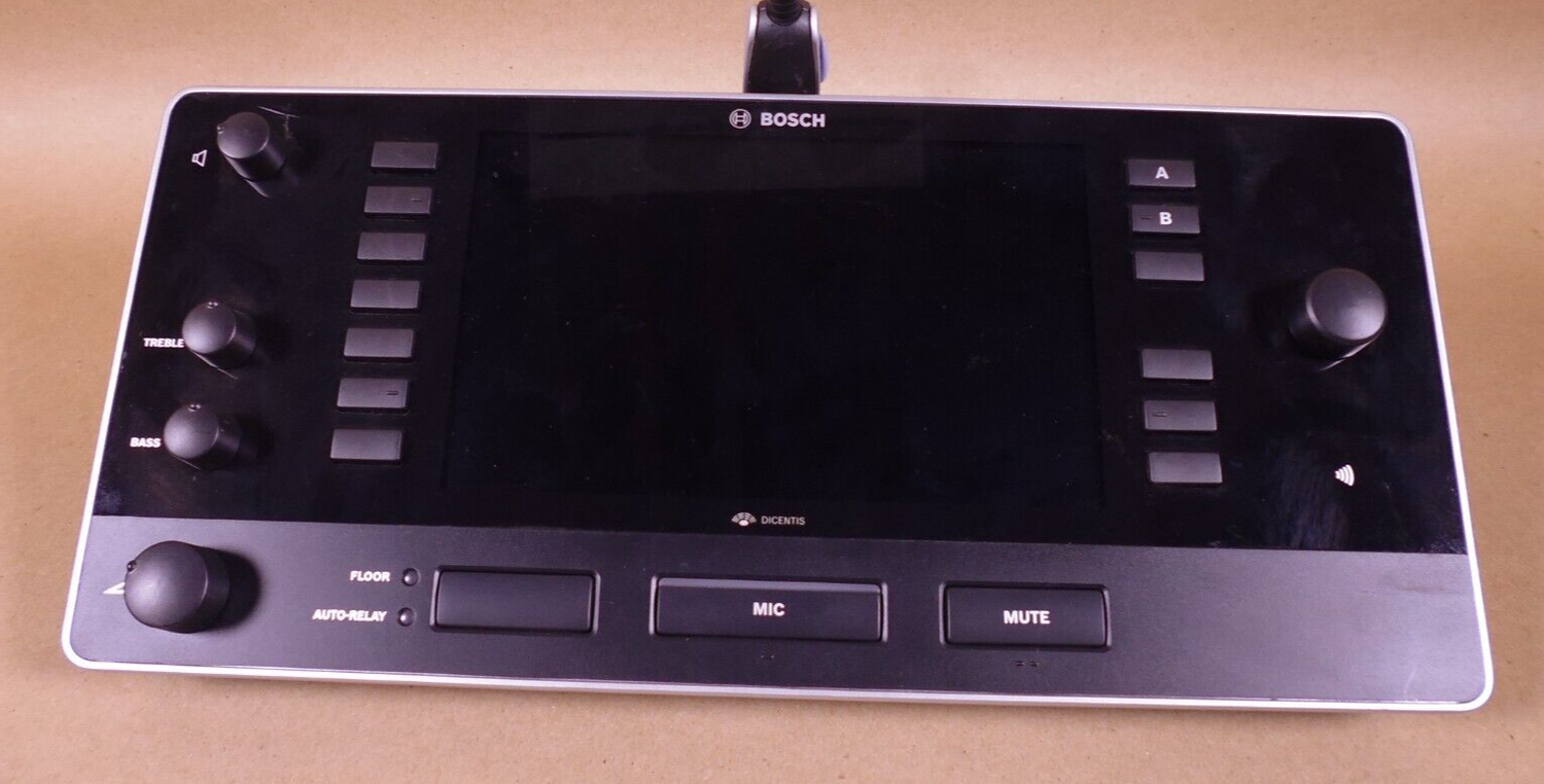 Bosch DCNM-IDESK DICENTIS Interpreter Desk Single-User w/ Mic &amp; Cord | Electrical MRO Replacement Parts &amp; Components and Commercial Electrical Supplies Company