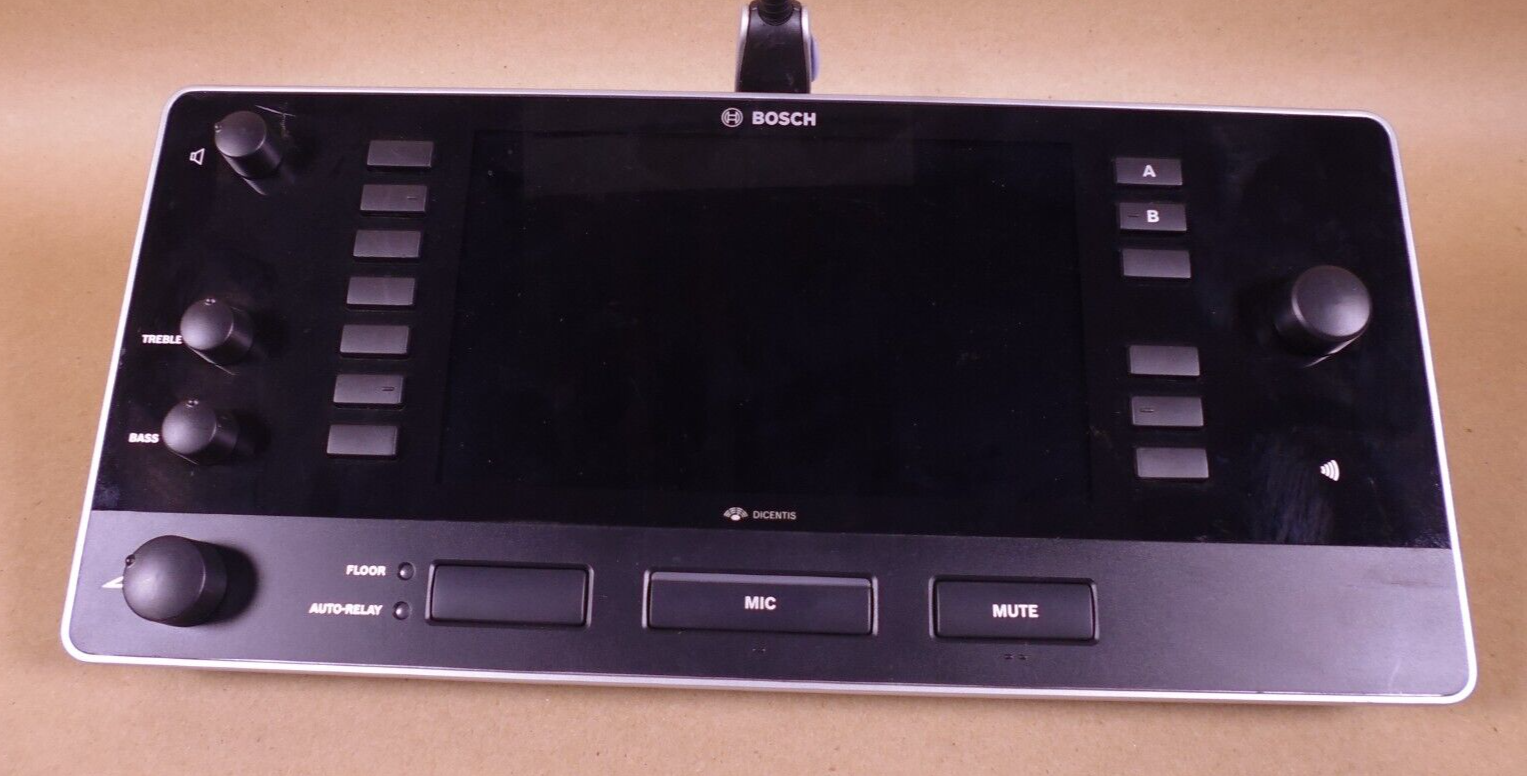 Bosch DCNM-IDESK DICENTIS Interpreter Desk Single-User w/ Mic &amp; Cord | Electrical MRO Replacement Parts &amp; Components and Commercial Electrical Supplies Company