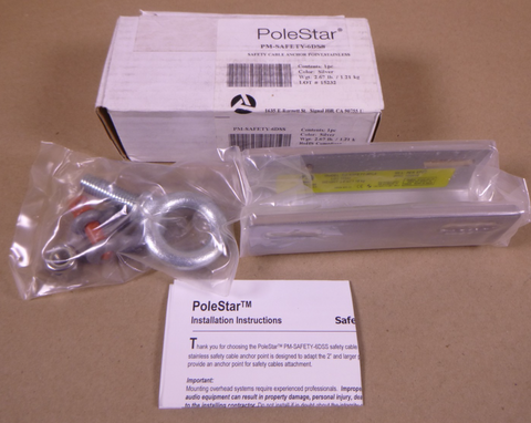 Adaptive Technology PM-SAFETY-6DSS Safety Anchor PoleStar Stainless Steel | Industrial MRO Replacement Parts, Manufacturing Machine Parts & Components, Heavy Equipment Parts Supplier