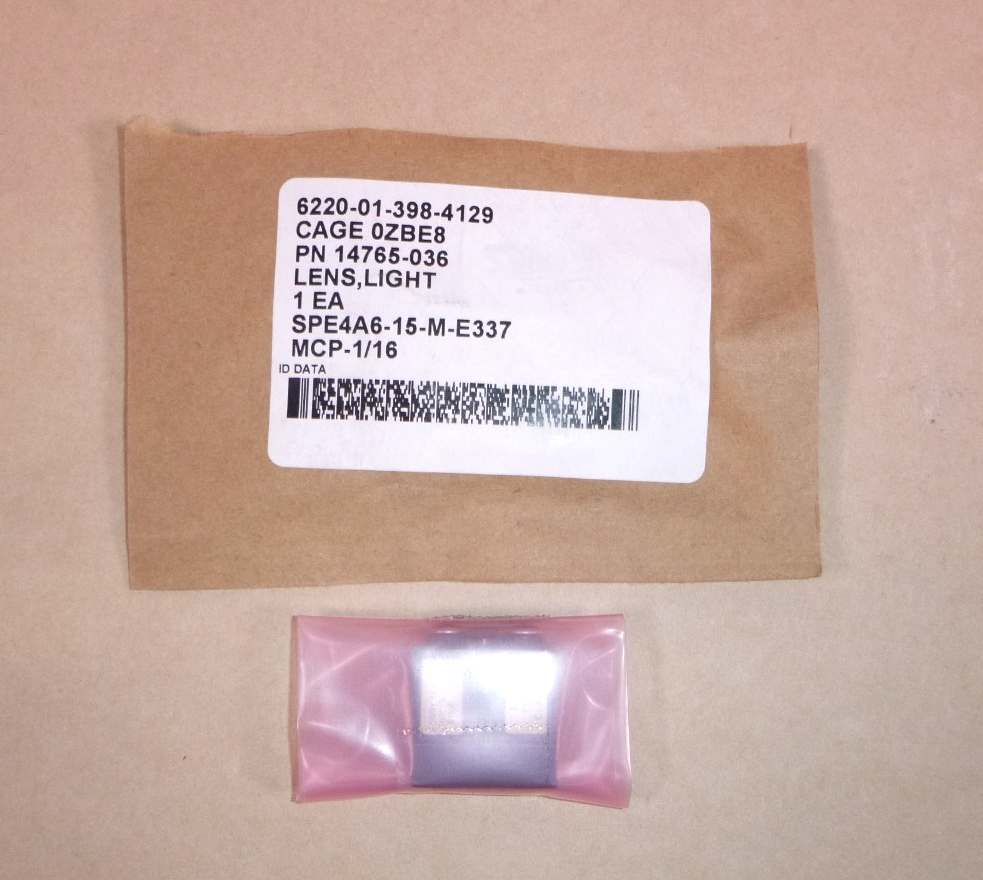 USGI Triman Industries 14765-036 Light Lens 6220-01-398-4129