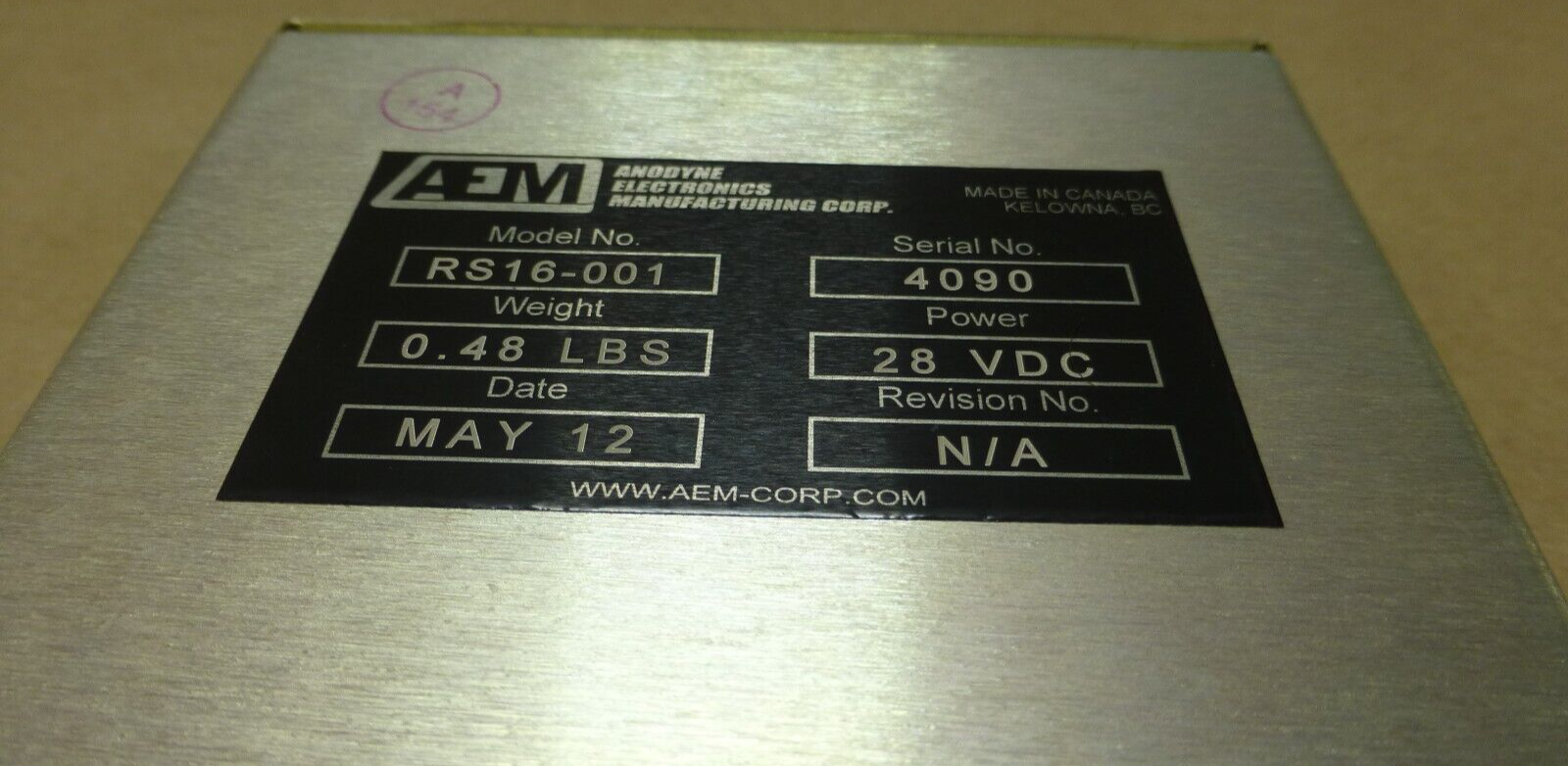 AEM RS16-001 16P2T DATA SWITCH GPS LORAN TRANSFER SWITCH 28VDC 5930-01-582-9676 | Industrial MRO Replacement Parts, Manufacturing Machine Parts &amp; Components, Heavy Equipment Parts Supplier
