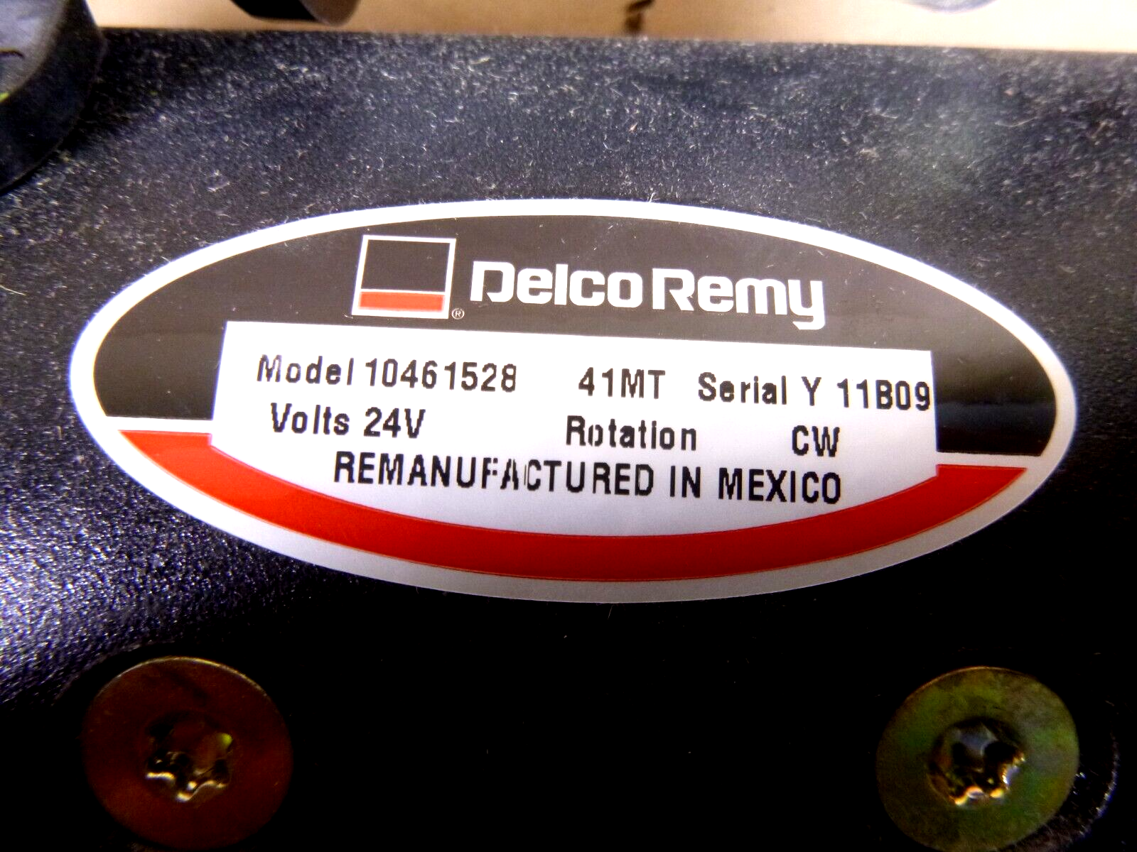 Genuine Reman Delco Remy Starter 10461528, 24 Volt 12 Tooth CW 8/10 Pinion Pitch | Replacement Truck Parts, Trailer Accessories, Automobile Supplies, Car Parts &amp; Accessories