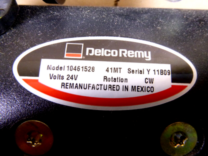 Genuine Reman Delco Remy Starter 10461528, 24 Volt 12 Tooth CW 8/10 Pinion Pitch | Replacement Truck Parts, Trailer Accessories, Automobile Supplies, Car Parts &amp; Accessories