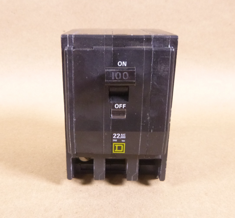 QO3100HV Square D 100 Amp Circuit Breaker Plug-In, 3 Pole, 240 Volt | Electrical MRO Replacement Parts & Components and Commercial Electrical Supplies Company