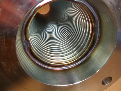4" x 28" Stainless Steel Expanion Joint Flexible Hose W/ 316L Flanges 150 LB