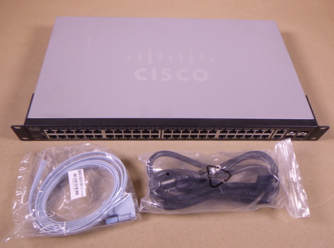 USED Cisco SF350-48 48 Port 10/100 PoE Managed Switch | Electrical MRO Replacement Parts & Components and Commercial Electrical Supplies Company