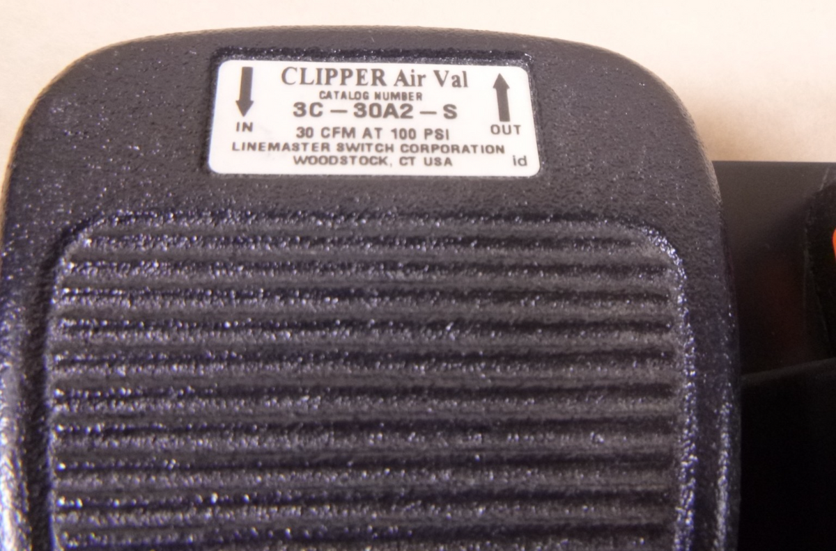 USED (PAIR) LINEMASTER Clipper Air Val 3C-30A2-S Pneumatic Foot Switch Valve | Industrial Tractor Parts Supplier and Surplus Tractor Parts &amp; Accessories