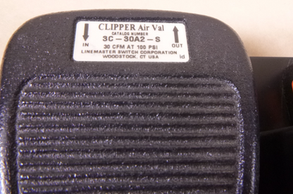USED (PAIR) LINEMASTER Clipper Air Val 3C-30A2-S Pneumatic Foot Switch Valve | Industrial Tractor Parts Supplier and Surplus Tractor Parts &amp; Accessories