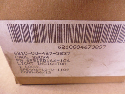 Wesco 6981ED166-106 Marine Indicator Light Pushbutton , 6210-00-467-3837 | Electrical MRO Replacement Parts &amp; Components and Commercial Electrical Supplies Company