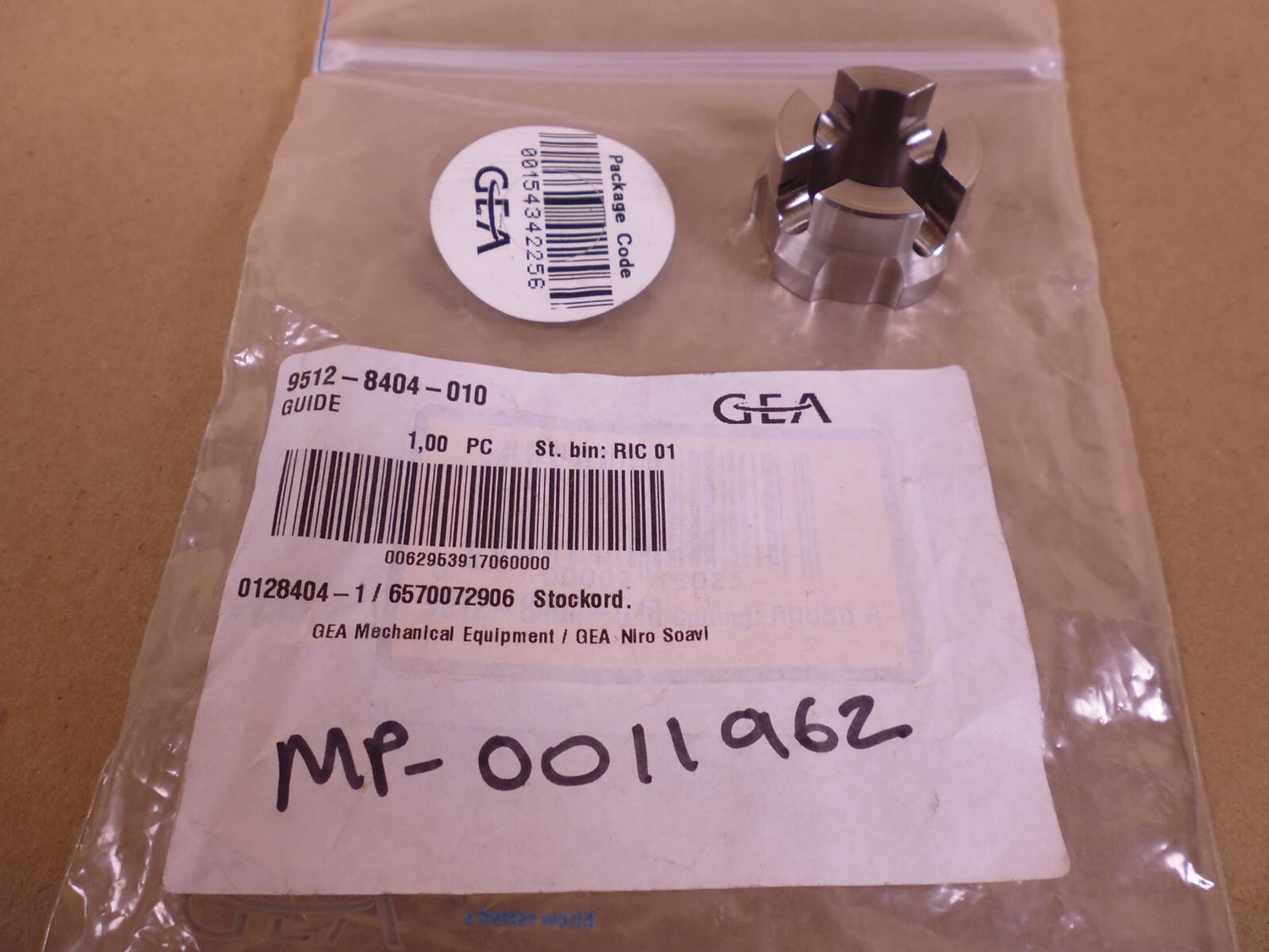 GEA Westfalia Guide 9512-8404-010 , 95128404010 | Industrial MRO Replacement Parts, Manufacturing Machine Parts &amp; Components, Heavy Equipment Parts Supplier
