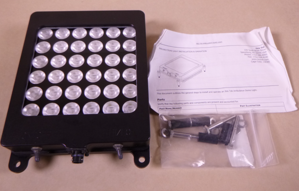 Ibis Tek 2214-100-001 Humvee Ambulance Dome Light Lamp , 6220-01-610-3410