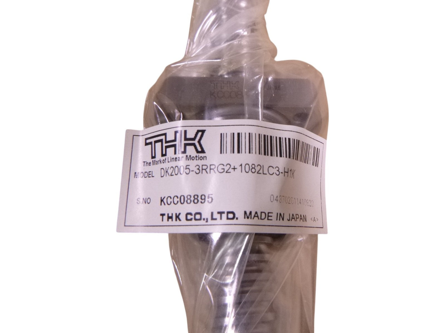 THK DK2005-3RRG2+1082LC3-H1K Positioning Ball Screw , 1082mm Overall | Industrial MRO Replacement Parts, Manufacturing Machine Parts &amp; Components, Heavy Equipment Parts Supplier