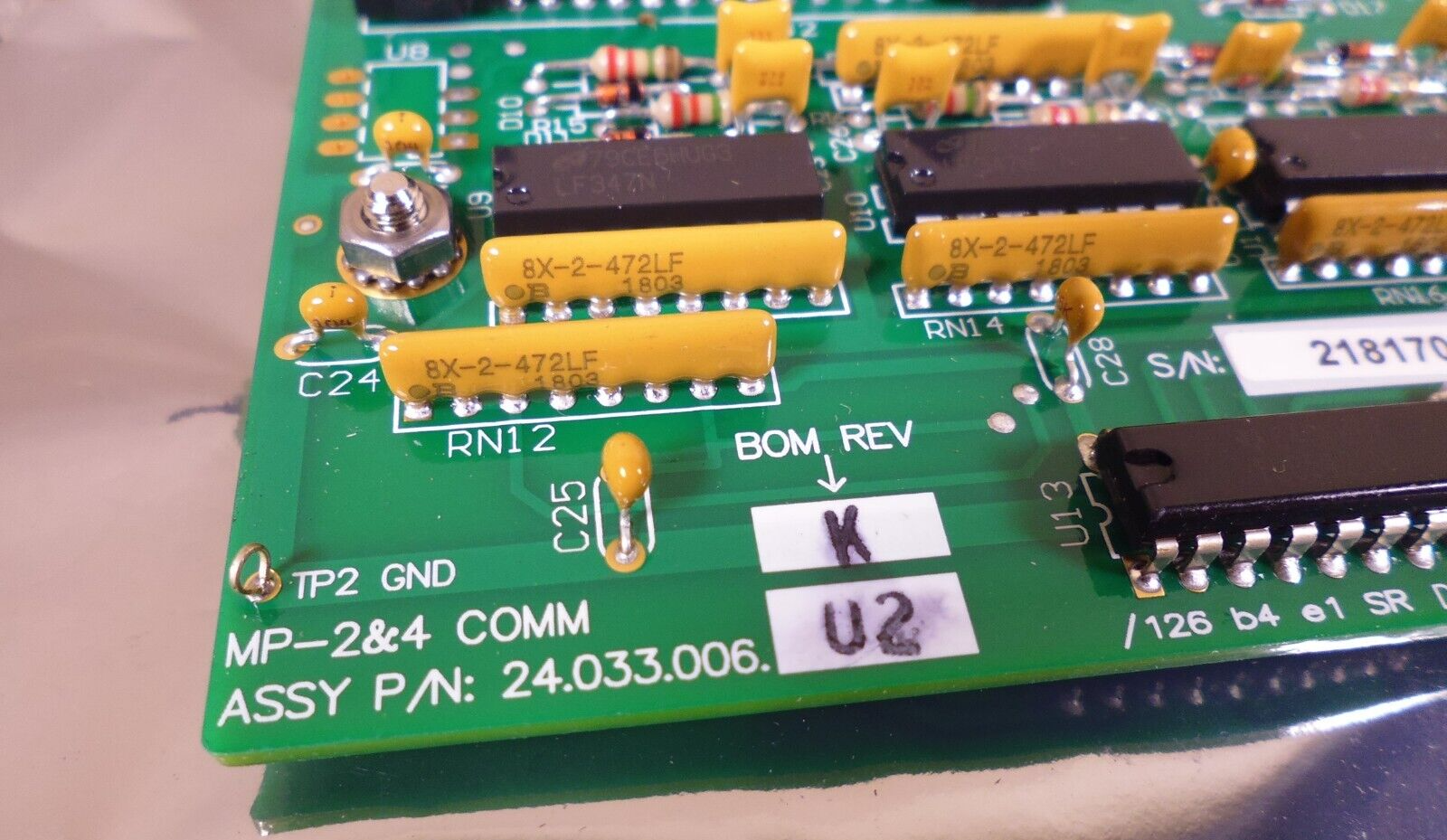 Meyer Sound 40.033.071.01 HP/MP RMS Communication Board For HP MP MPW Amplifiers | Electrical MRO Replacement Parts &amp; Components and Commercial Electrical Supplies Company
