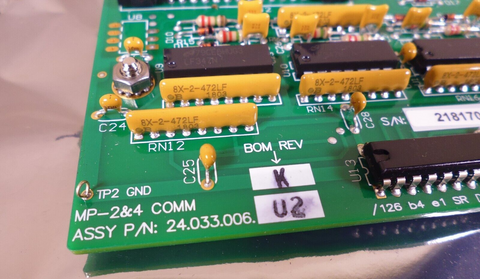 Meyer Sound 40.033.071.01 HP/MP RMS Communication Board For HP MP MPW Amplifiers