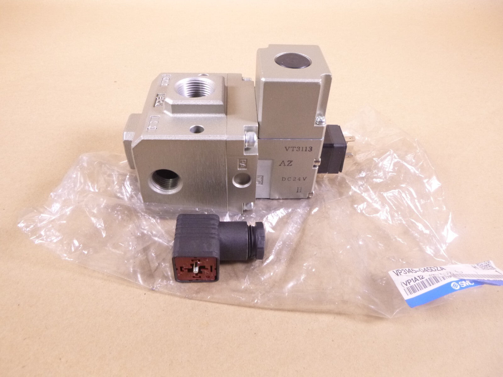 VP3145-045DZA SMC VP300-700 3 Port Solenoid Valve W/ Internal Pilot Type 24Vdc | Electrical MRO Replacement Parts &amp; Components and Commercial Electrical Supplies Company