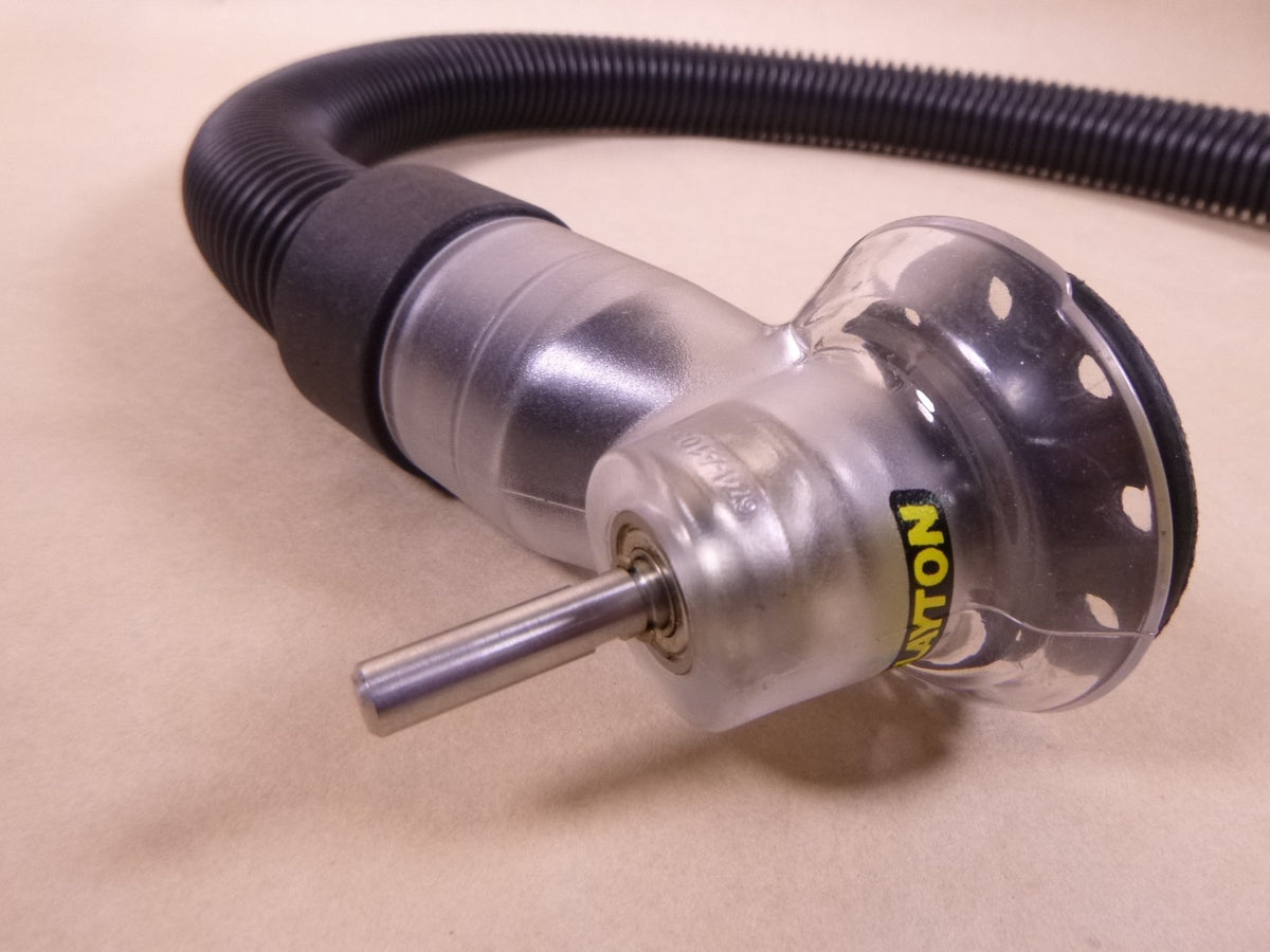 Clayton Clear Revolution Abrasive Disc Grinding Wheel Sander Shroud Hose , 2"