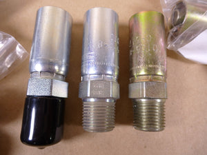 10155-8-8 Parker 55 Series Straight Fitting 1/2" Assorted Parker 20 Piece Lot | Industrial Replacement Nuts & Bolts Distributor and Machinery Screws & Fasteners Supply