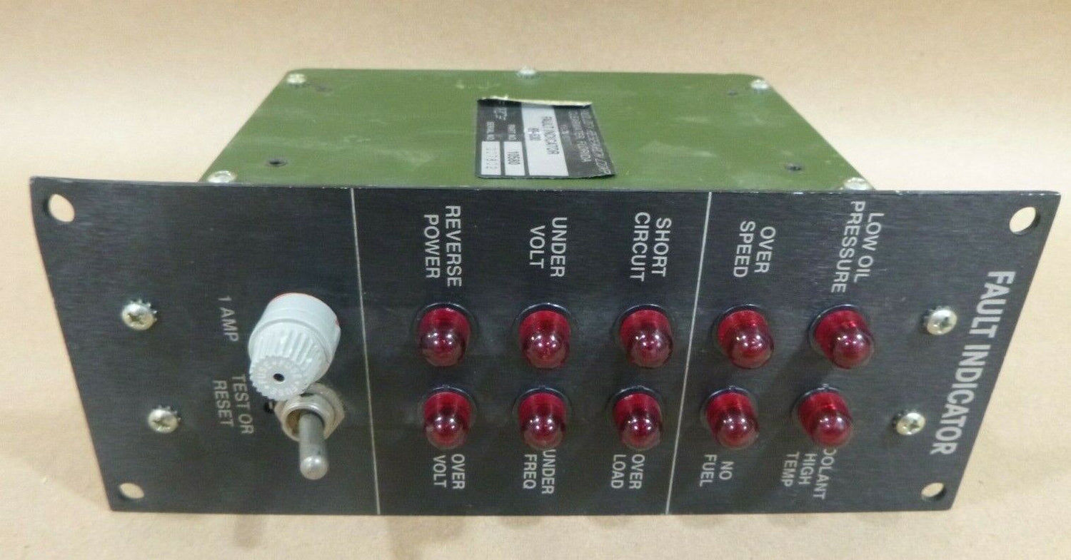 MEP 004A 006A 009A 103A 105A 113A FAULT LOCATING INDICATOR , 6625-00-003-0976 | Genuine MEP Generator Replacement Parts and Military Surplus Generator Parts