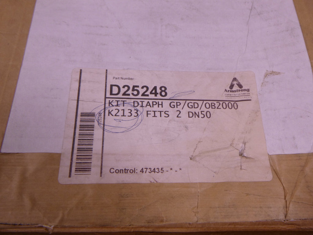 Armstrong D25248 Diaphragm Kit Gp/GD/OB2000 K2133 DN50 | Industrial MRO Replacement Parts, Manufacturing Machine Parts & Components, Heavy Equipment Parts Supplier