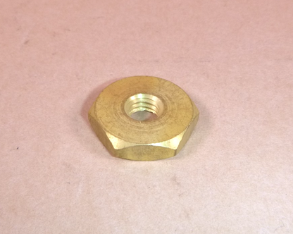 C.E. Niehoff Generator Terminal Brass Nut 3/8-16 , 1/4" Thick, 1" Wrench Size