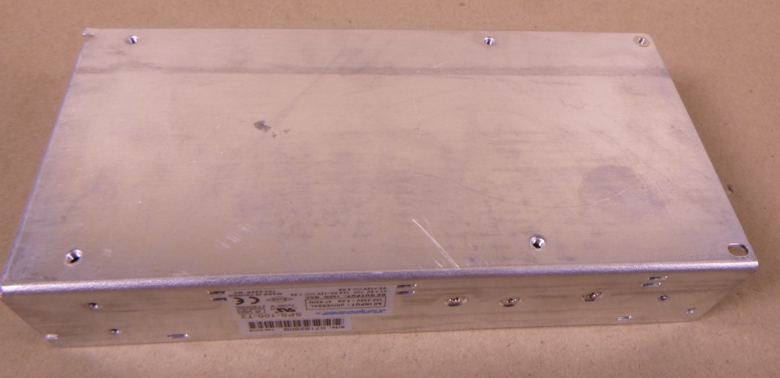 Sunpower SPS-100-T2 Power Supply, Output 100W 5V 12V, Input 100-250V 47-63Hz | Electrical MRO Replacement Parts &amp; Components and Commercial Electrical Supplies Company