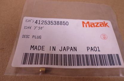 (16x) OEM Mazak Plug 41253538850 , PA01 | Industrial MRO Replacement Parts, Manufacturing Machine Parts &amp; Components, Heavy Equipment Parts Supplier