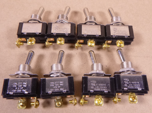 (8 Pack) LR-39145 Toggle Switch E-60272 SPDT On Off Momentary Rocker 3/4HP 20A | Electrical MRO Replacement Parts & Components and Commercial Electrical Supplies Company