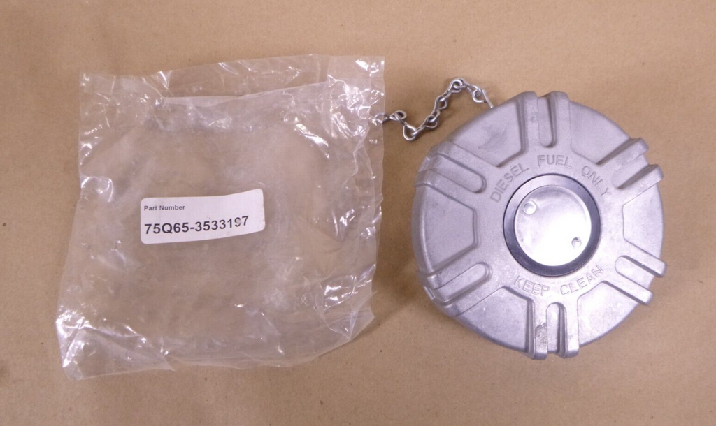 Oshkosh MTVR 7Ton 6x6 Cargo Truck Fuel Tank Filler Cap 3533197, 2590-01-422-1912 | Genuine FMTV Replacement Parts, LMTV Parts For Sale and Military Surplus Medium Tactical Vehicle Parts & Components
