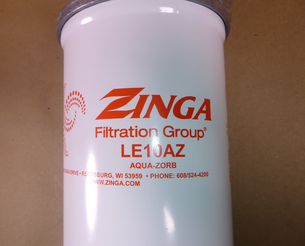 LE-10-AZ Zinga Spin on Aqua-Zorb Filter With Filter Head 1" NPT Ports LE10AZ | Replacement Truck Parts, Trailer Accessories, Automobile Supplies, Car Parts & Accessories
