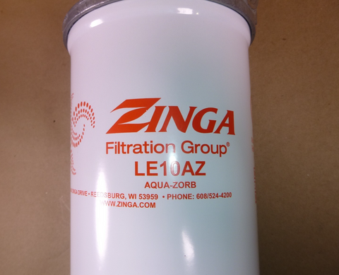 LE-10-AZ Zinga Spin on Aqua-Zorb Filter With Filter Head 1" NPT Ports LE10AZ | Replacement Truck Parts, Trailer Accessories, Automobile Supplies, Car Parts & Accessories