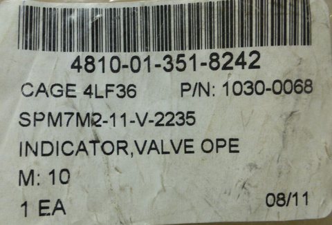EMERSON PROCESS 1030-0068 VALVE OPENING INDICATOR , 4810-01-351-8242 | Industrial MRO Replacement Parts, Manufacturing Machine Parts & Components, Heavy Equipment Parts Supplier