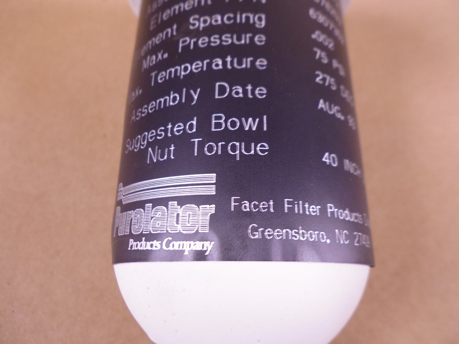 Facet Purolator 0B-8M-21-2 Self-Cleaning Filter 1878203 , 6307302 , 75 PSI | Replacement Truck Parts, Trailer Accessories, Automobile Supplies, Car Parts &amp; Accessories