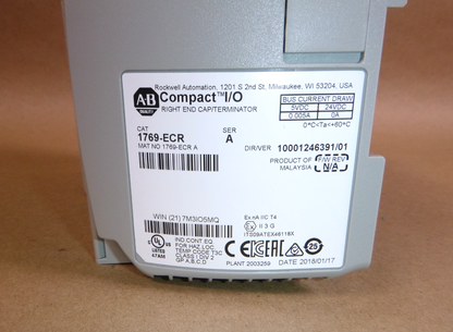 Allen-Bradley 1769-L33ER With CompactLogix Power Supply 1769-PB2 (New No Box)