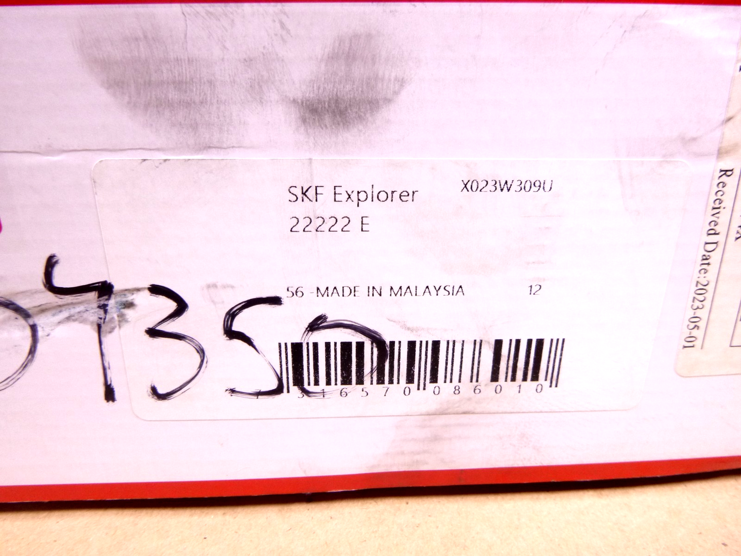 SKF Explorer 22222 E SPHERICAL ROLLER BEARING | Industrial MRO Replacement Parts, Manufacturing Machine Parts &amp; Components, Heavy Equipment Parts Supplier