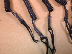 (Lot of 7) Blackhawk Tactical Pistol Lanyard, Coiled (90TPL1BK) 4020-01-493-8335 | Industrial MRO Tools and Replacement Industrial Equipment Components